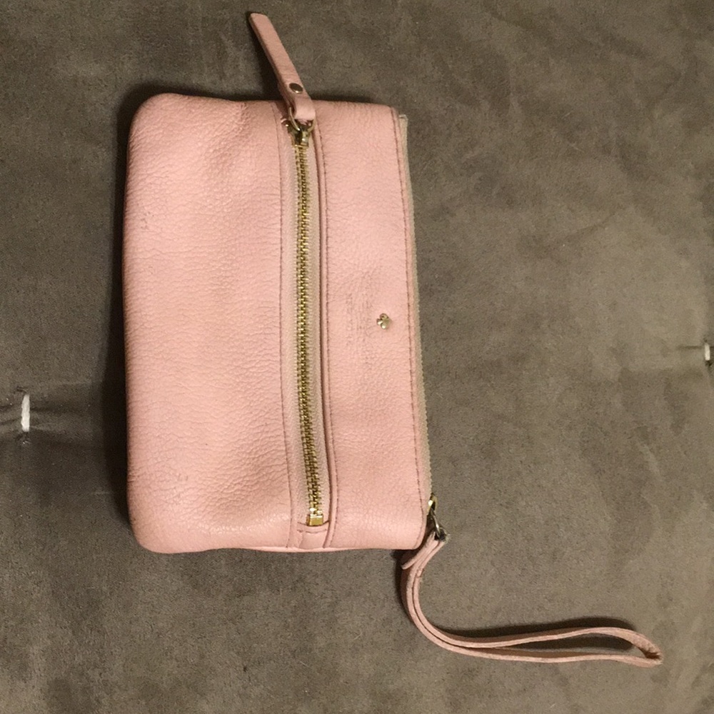 Kate spade cobble hill bee wristlet ballerina pink